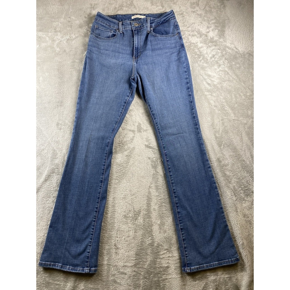 Levis 725 Women's Jeans Size‎ 31 Medium Wash Blue High Rise Bootcut Stretch